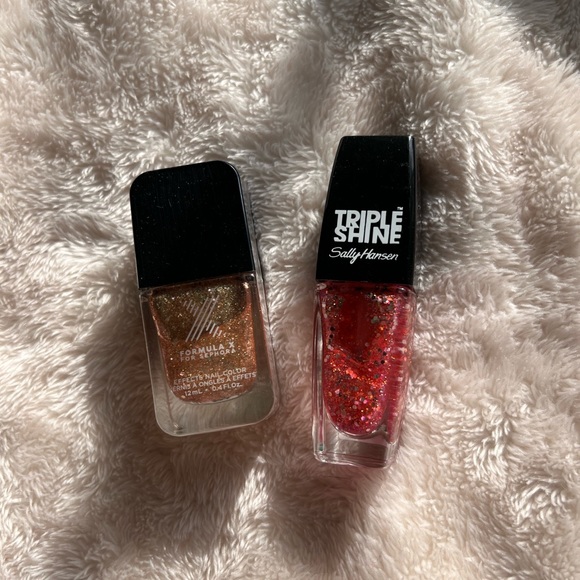 2 Nail Polish- X Formula and Sally Hansen - Brand New - Picture 1 of 1